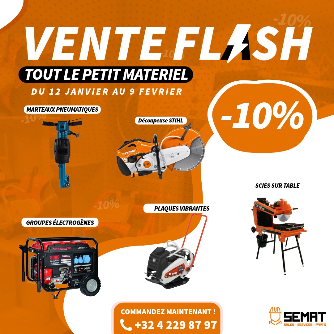 Ce sont les soldes chez Semat !